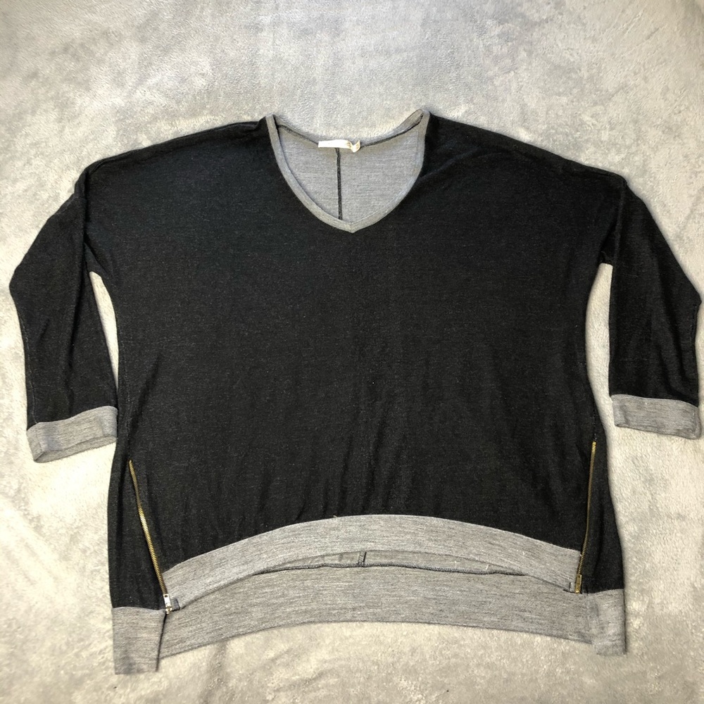 Liberty Love Sweater W/ Zipper Detailing